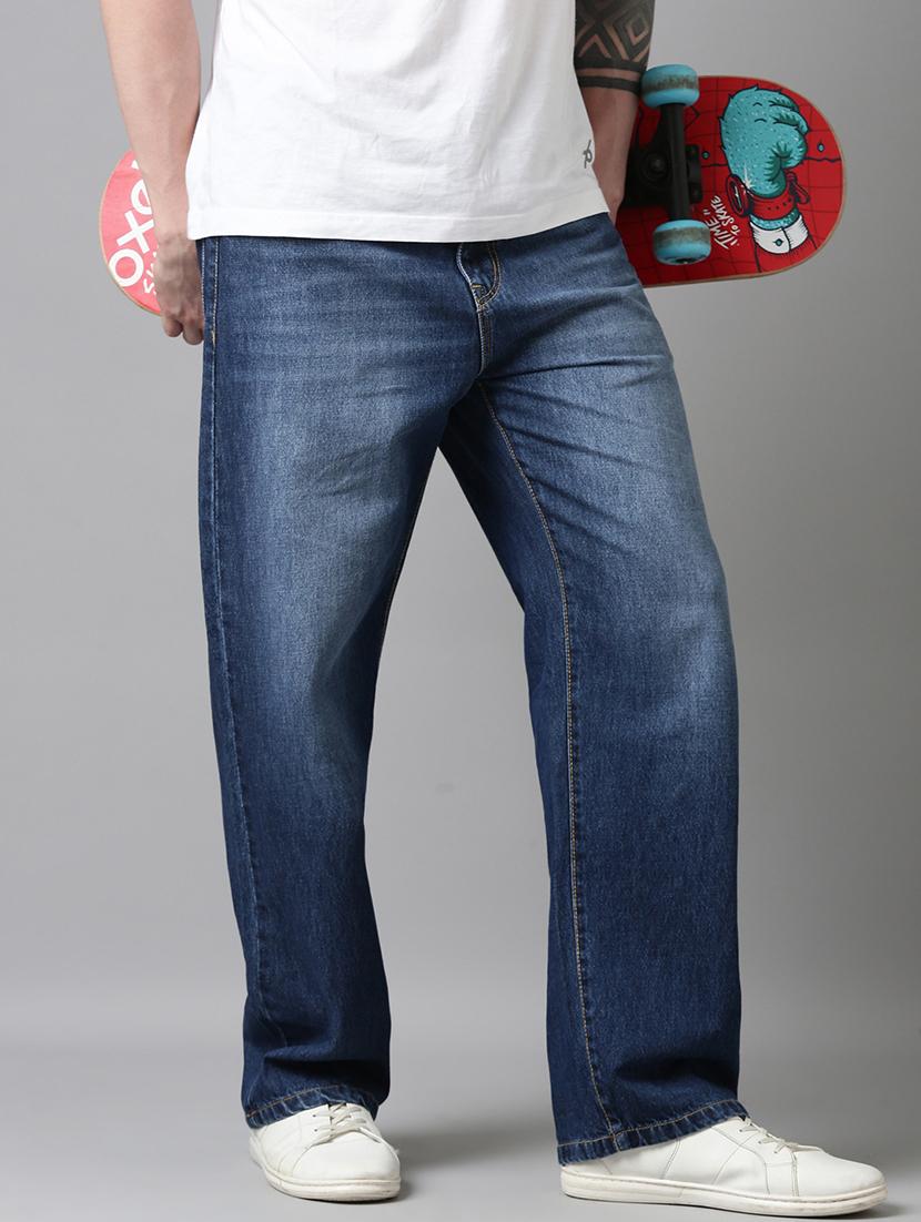 men washed mid rise full length jeans - 22025020 - Zoom Image - 0