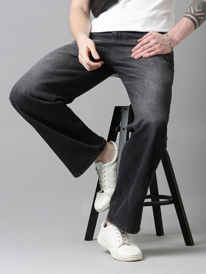men washed mid rise full length jeans - 22025023 -  Zoom Image - 0