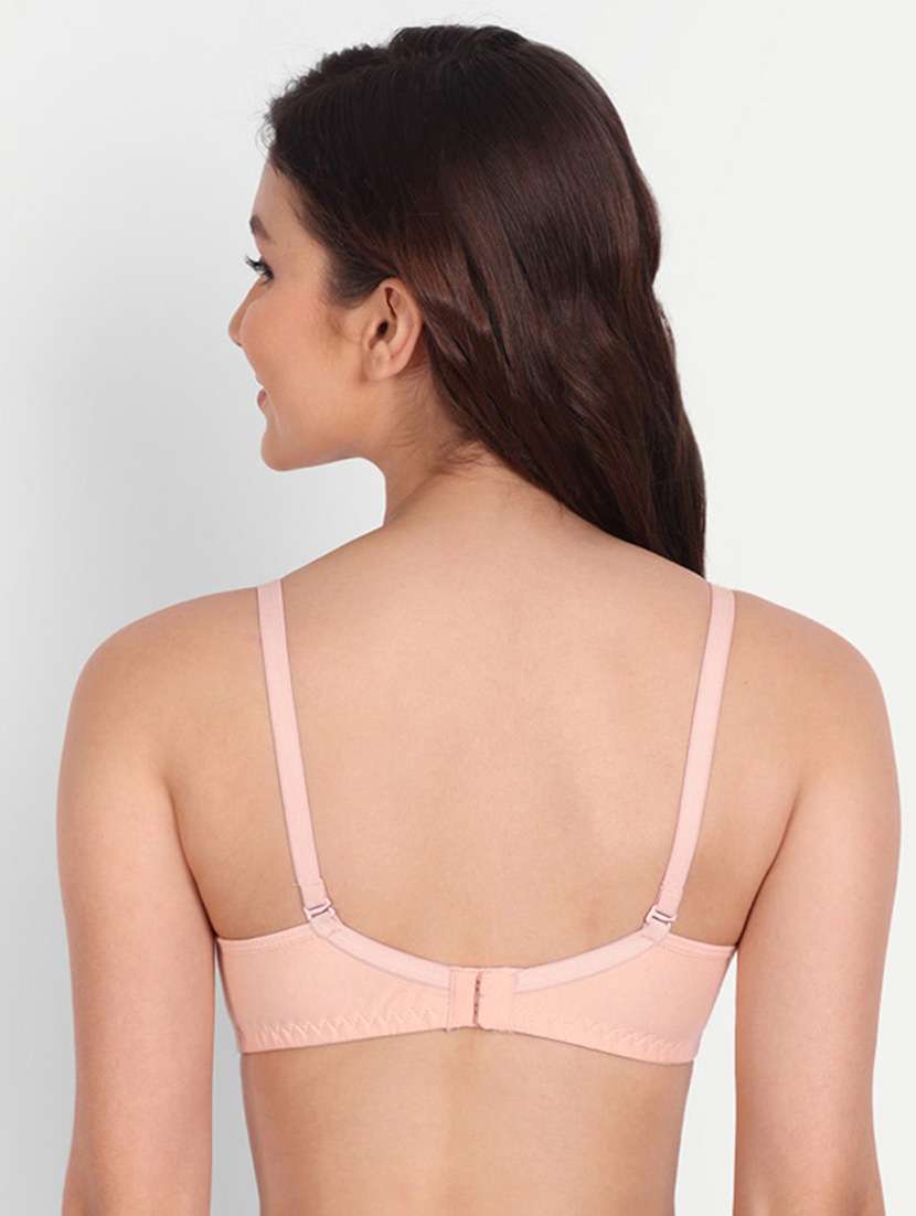 women pack of 4 solid non wired t-shirt bra - 22025077 -  Standard Image - 3