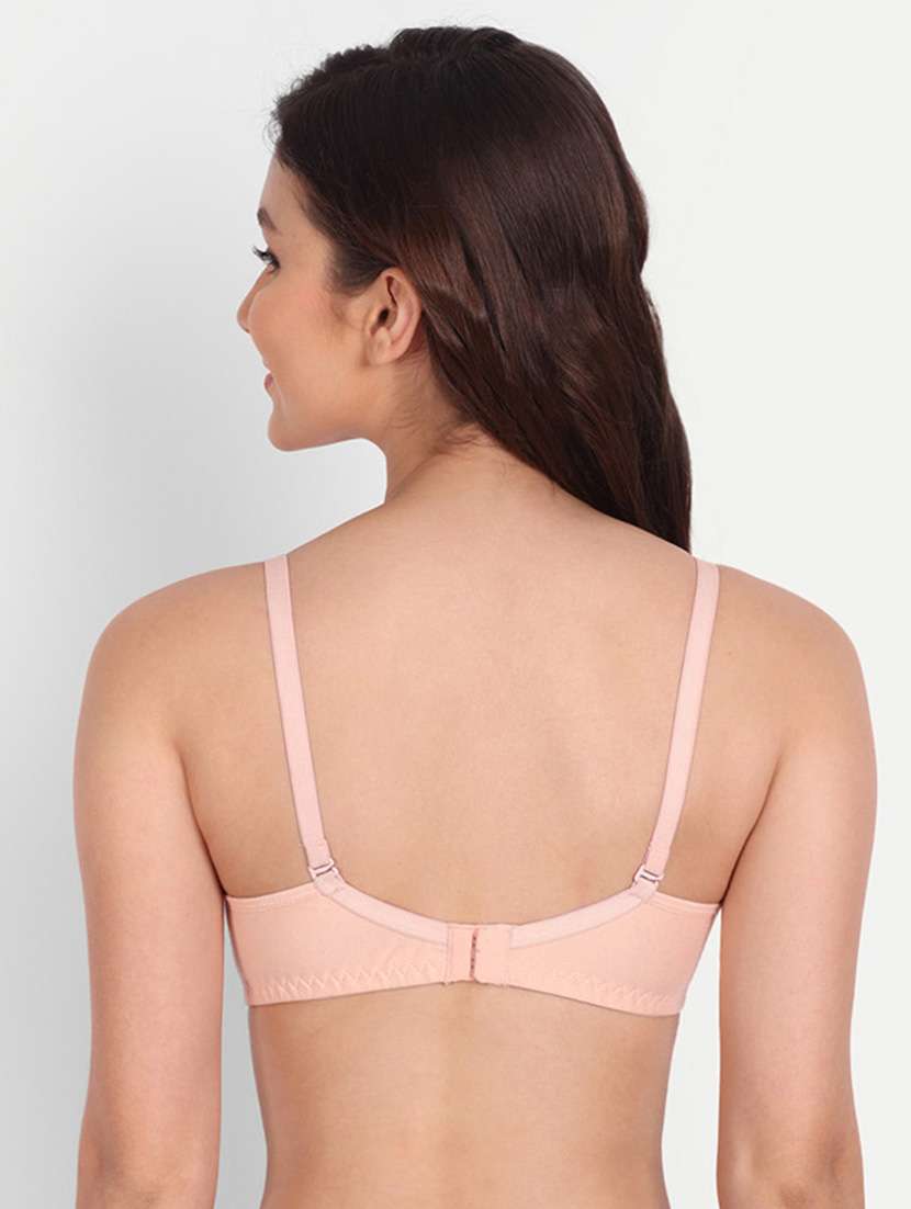 women pack of 2 solid non wired t-shirt bra - 22025309 -  Standard Image - 3