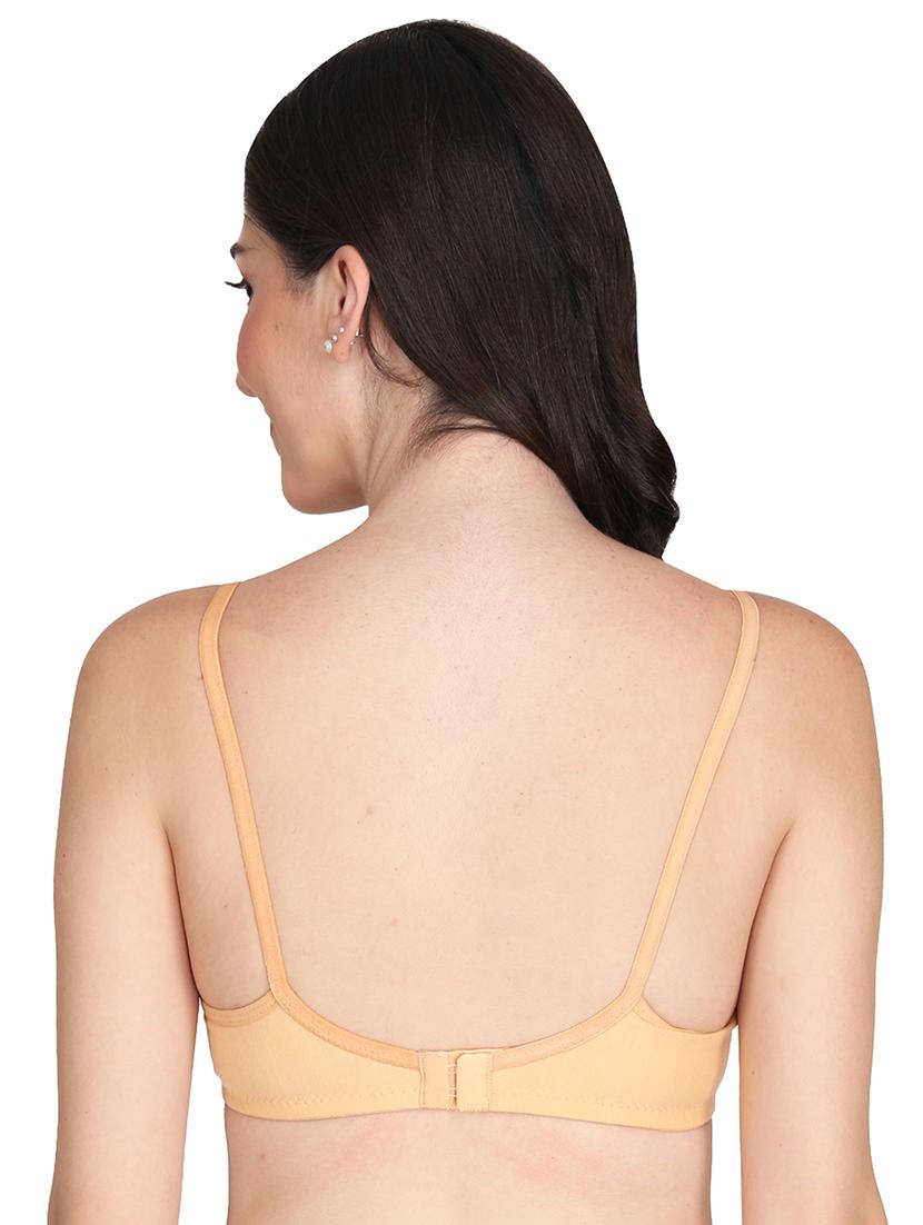 gold cotton combos bra - 22025380 - Standard Image - 3