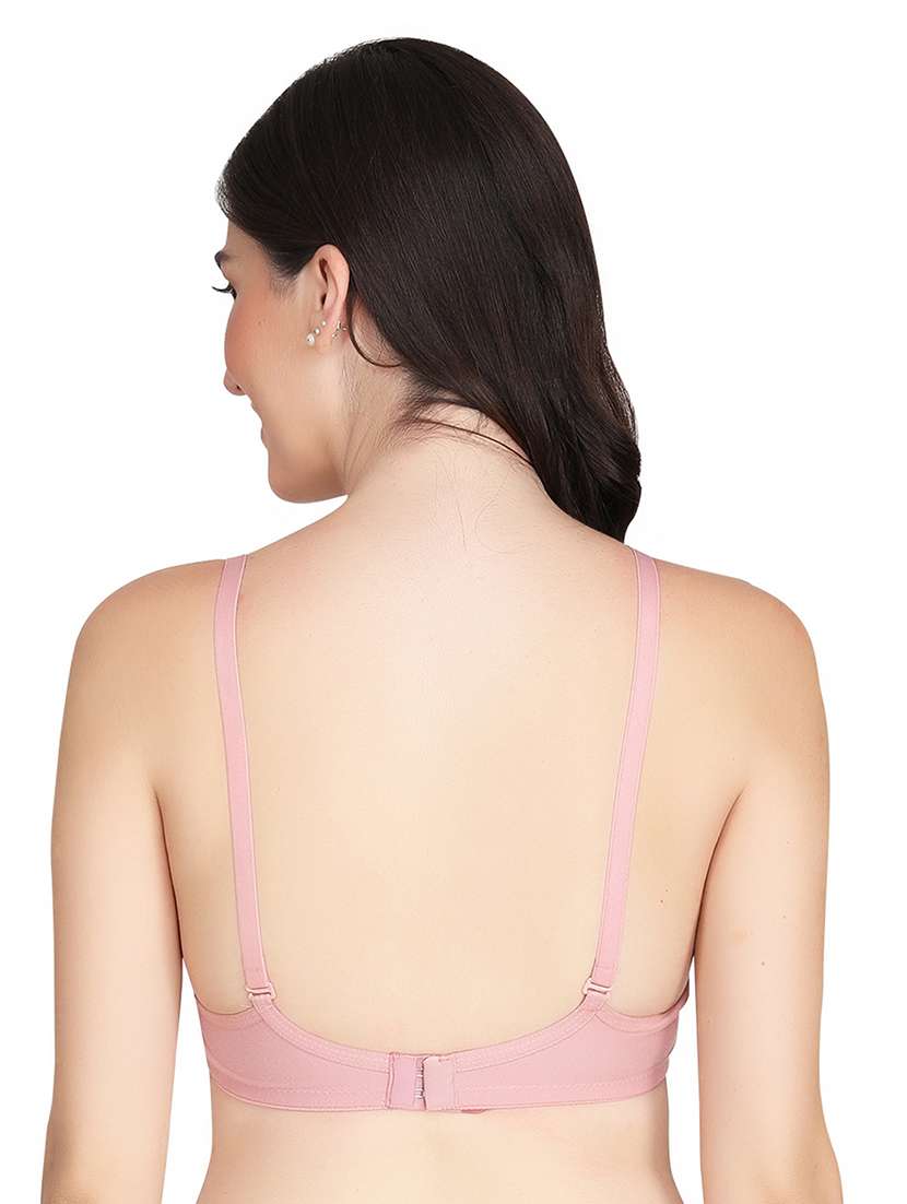 pink cotton combos bra - 22025518 -  Standard Image - 3
