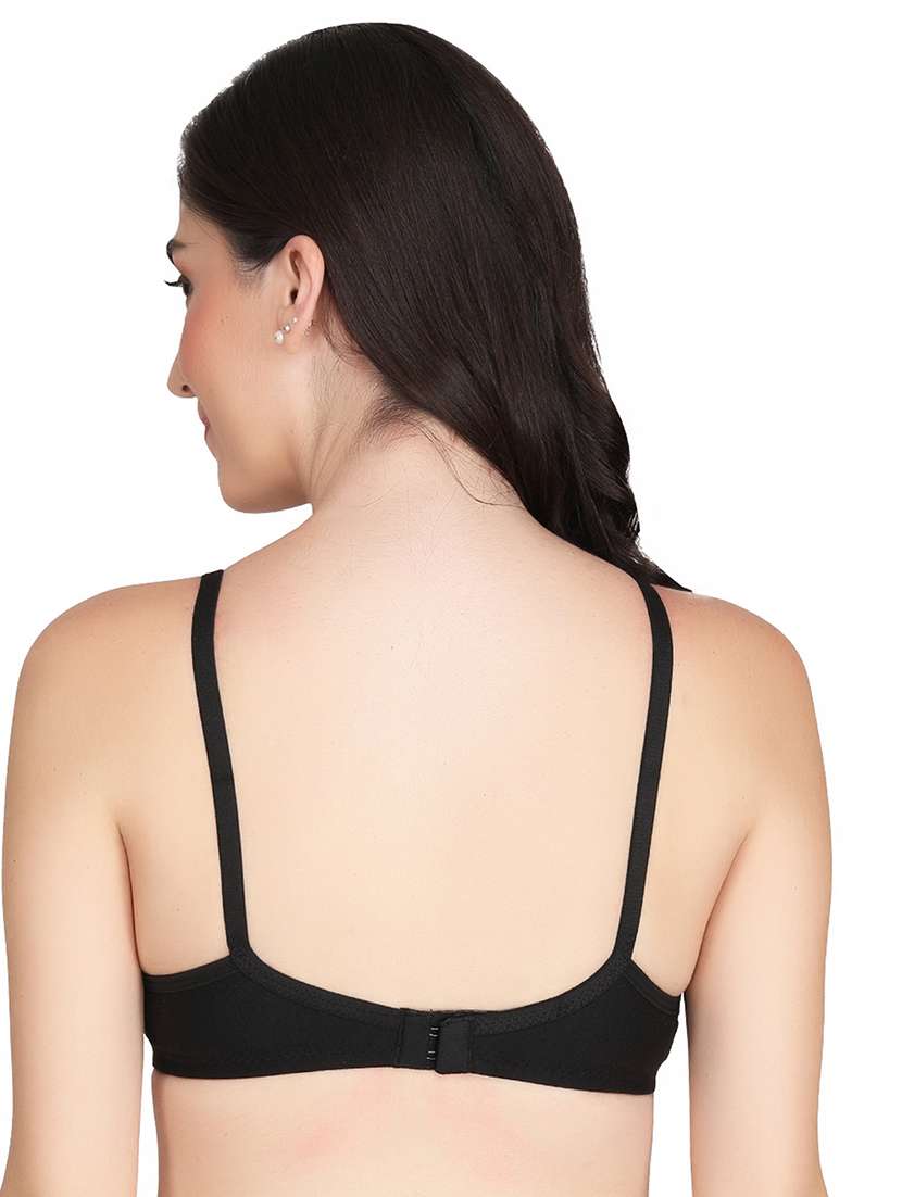 women pack of 4 solid non wired t-shirt bra - 22025686 -  Standard Image - 3