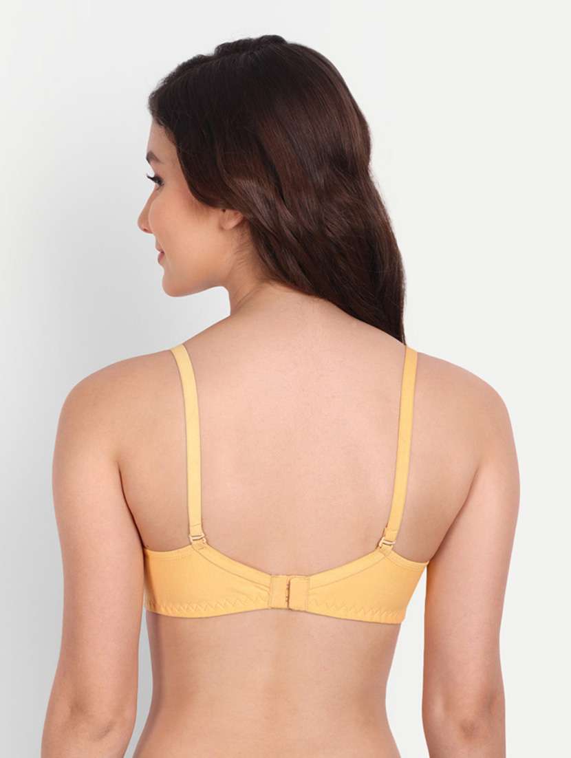 women pack of 3 solid lightly padded t-shirt bra - 22025713 -  Standard Image - 3