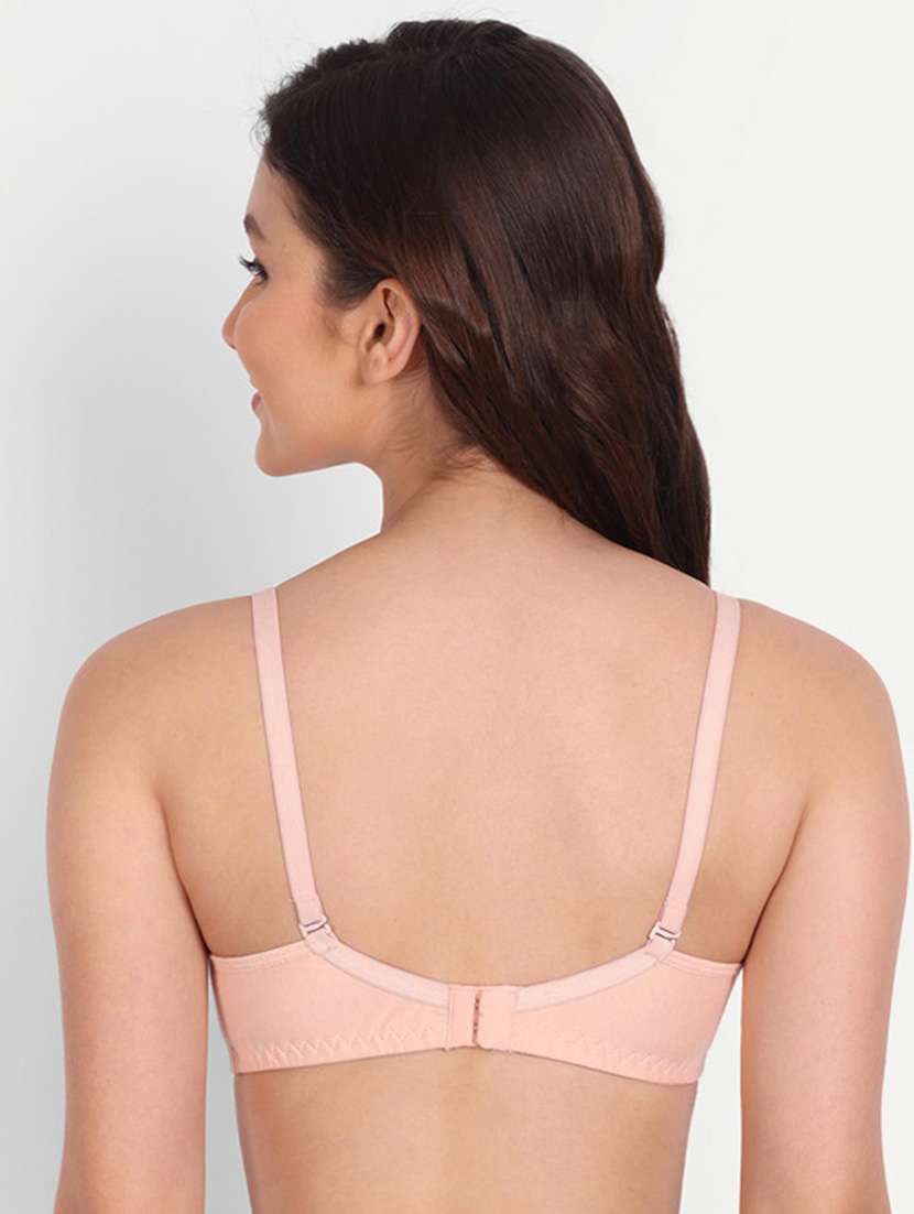 women pack of 3 solid non wired t-shirt bra - 22025715 -  Standard Image - 3