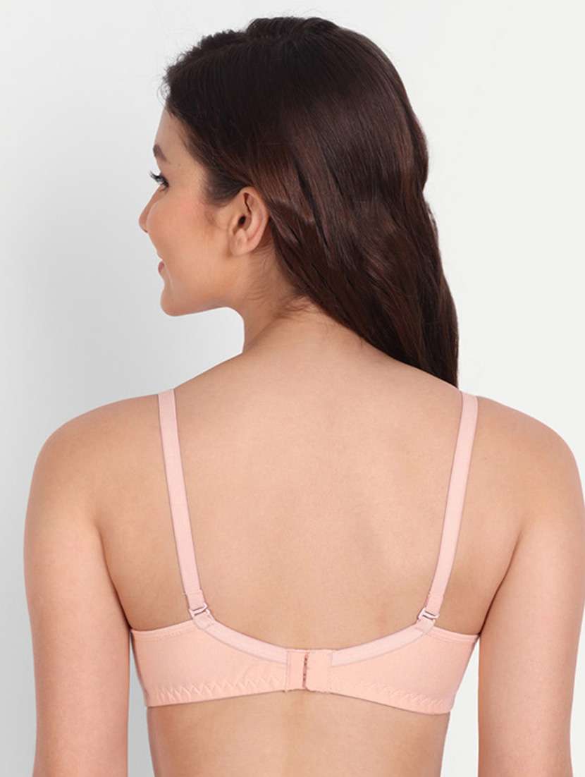 women pack of 3 solid non wired t-shirt bra - 22025716 -  Standard Image - 3