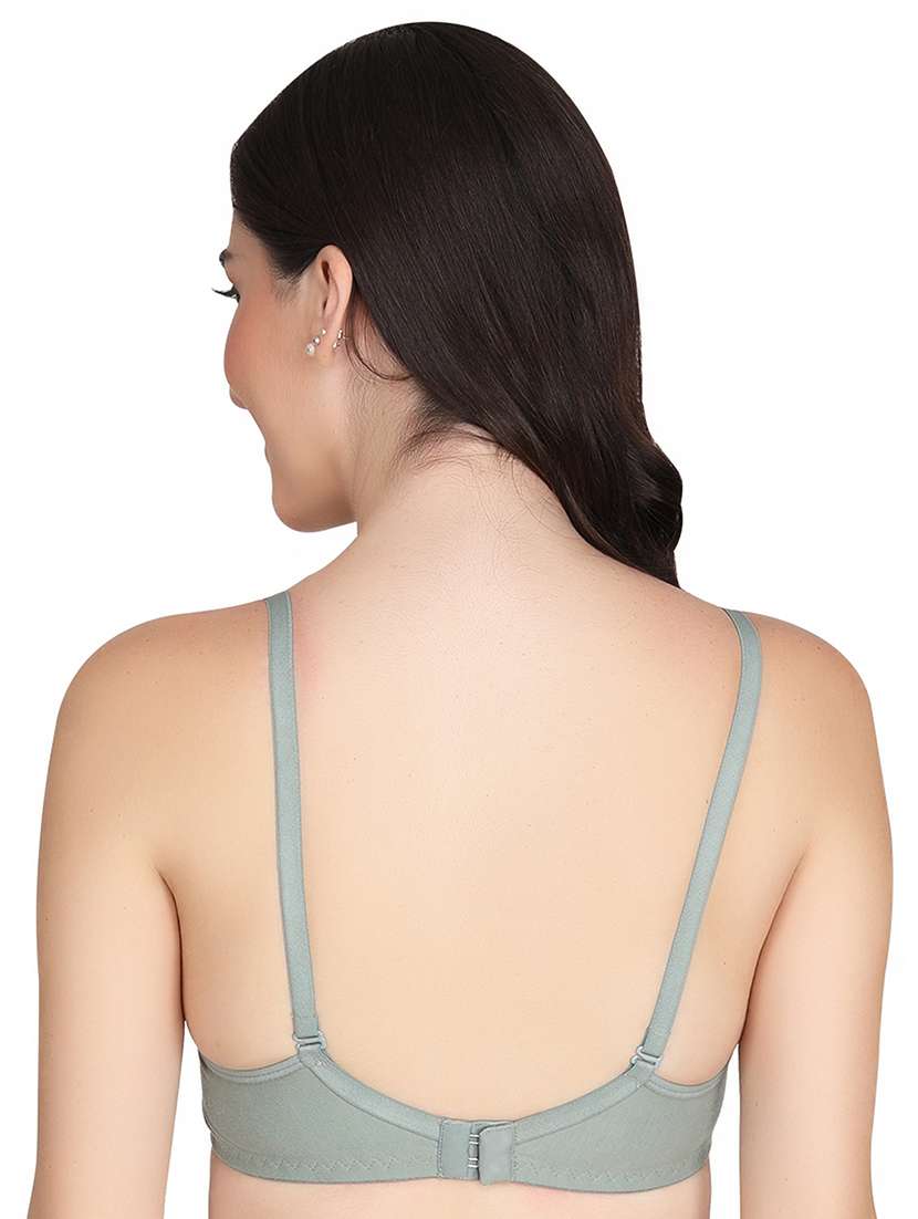 women pack of 3 solid lightly padded t-shirt bra - 22025727 -  Standard Image - 3