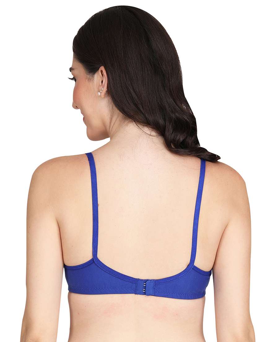 women pack of 3 solid lightly padded t-shirt bra - 22025753 -  Standard Image - 3