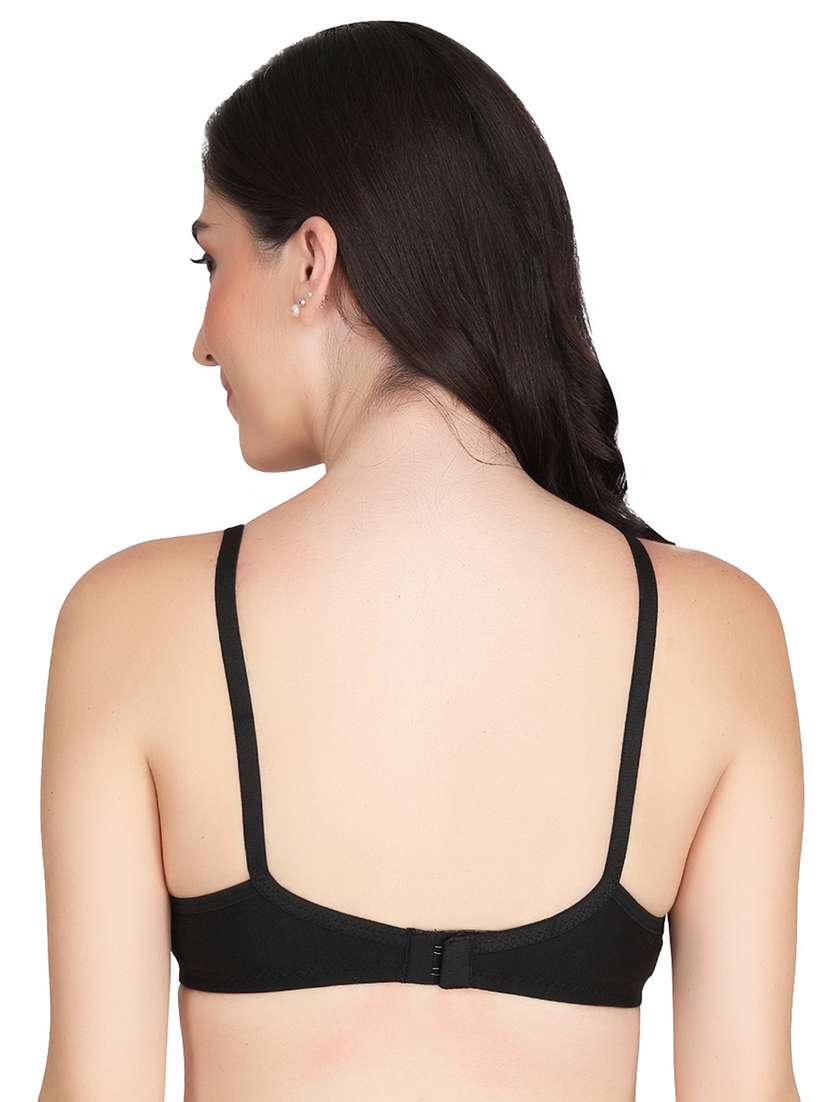 women pack of 3 solid lightly padded t-shirt bra - 22025805 -  Standard Image - 3