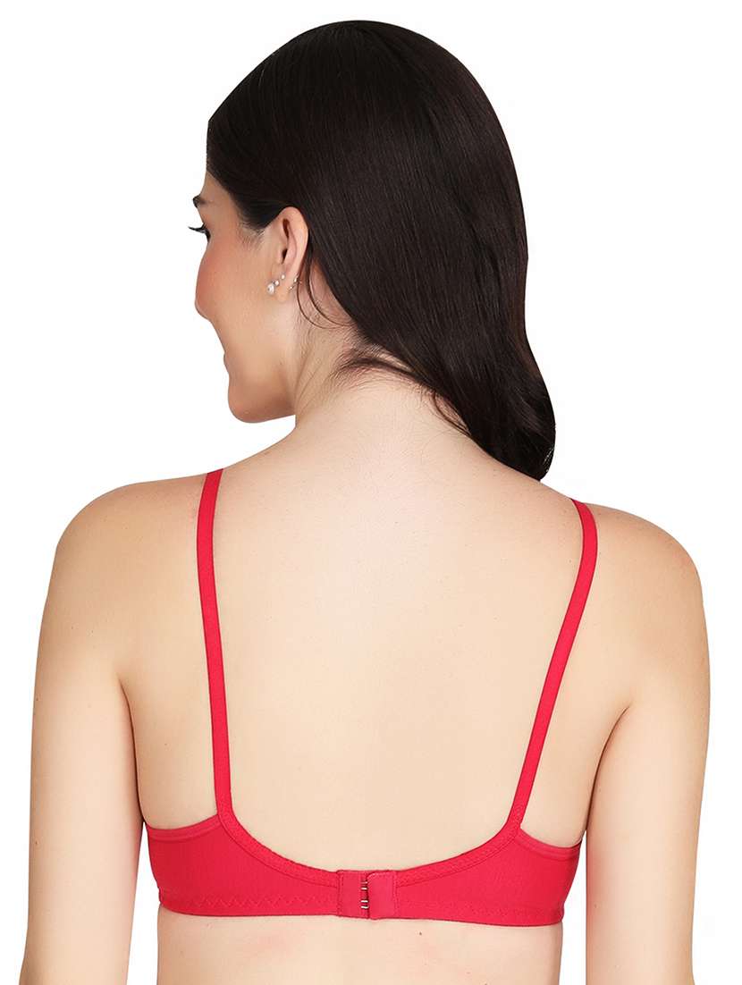 women pack of 2 solid non wired t-shirt bra - 22025908 -  Standard Image - 3