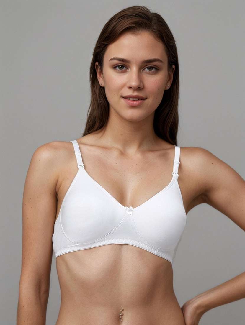 women solid non-wired t-shirt bra