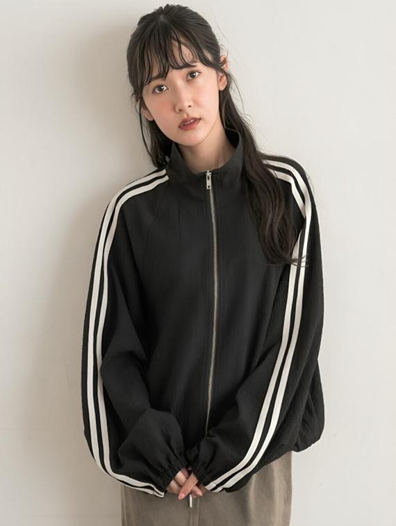 women tapered long sleeve windcheater jacket - 22026193 -  Zoom Image - 0