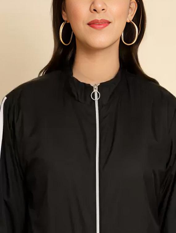 women tapered long sleeve windcheater jacket - 22026209 - Standard Image - 3