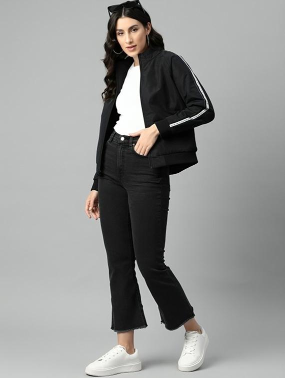 women tapered long sleeve windcheater jacket - 22026213 - Standard Image - 3