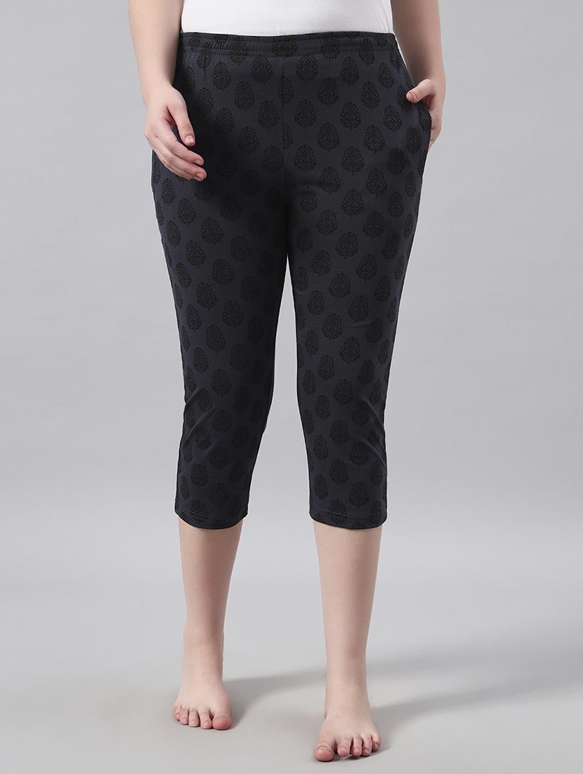women printed mid rise capri - 22026578 - Zoom Image - 0