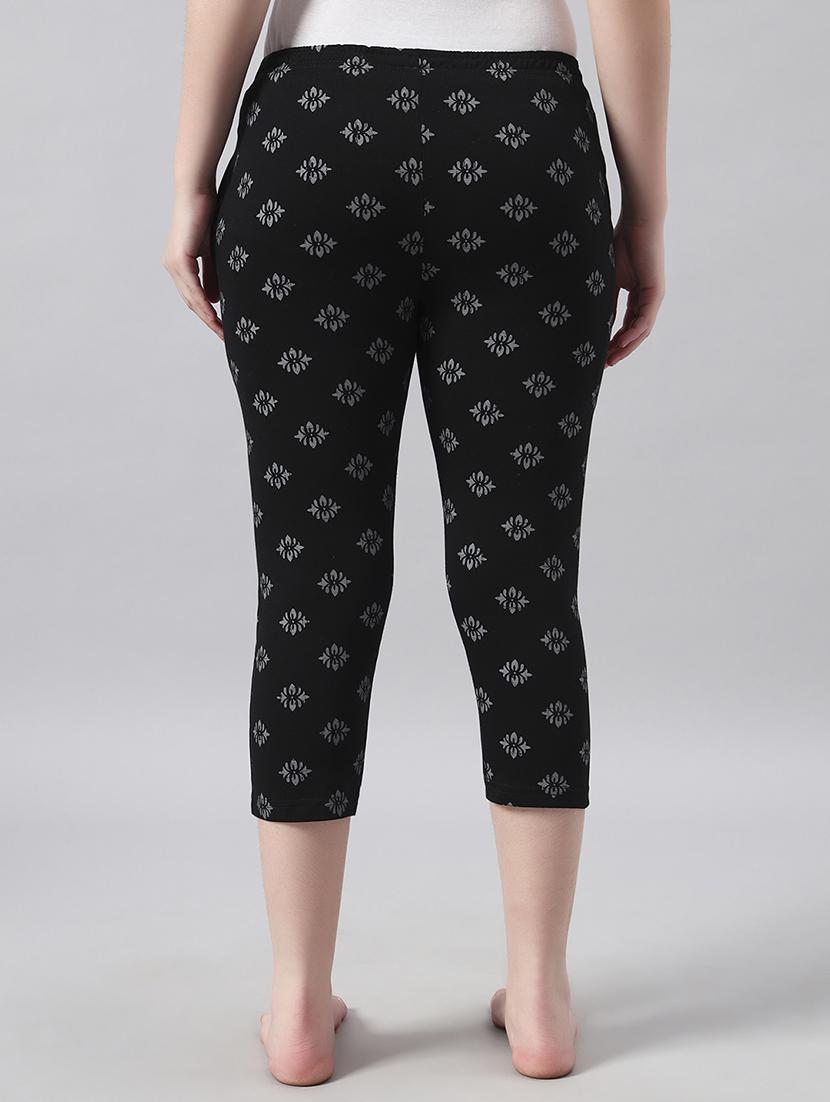 women printed mid rise capri - 22026579 - Standard Image - 3