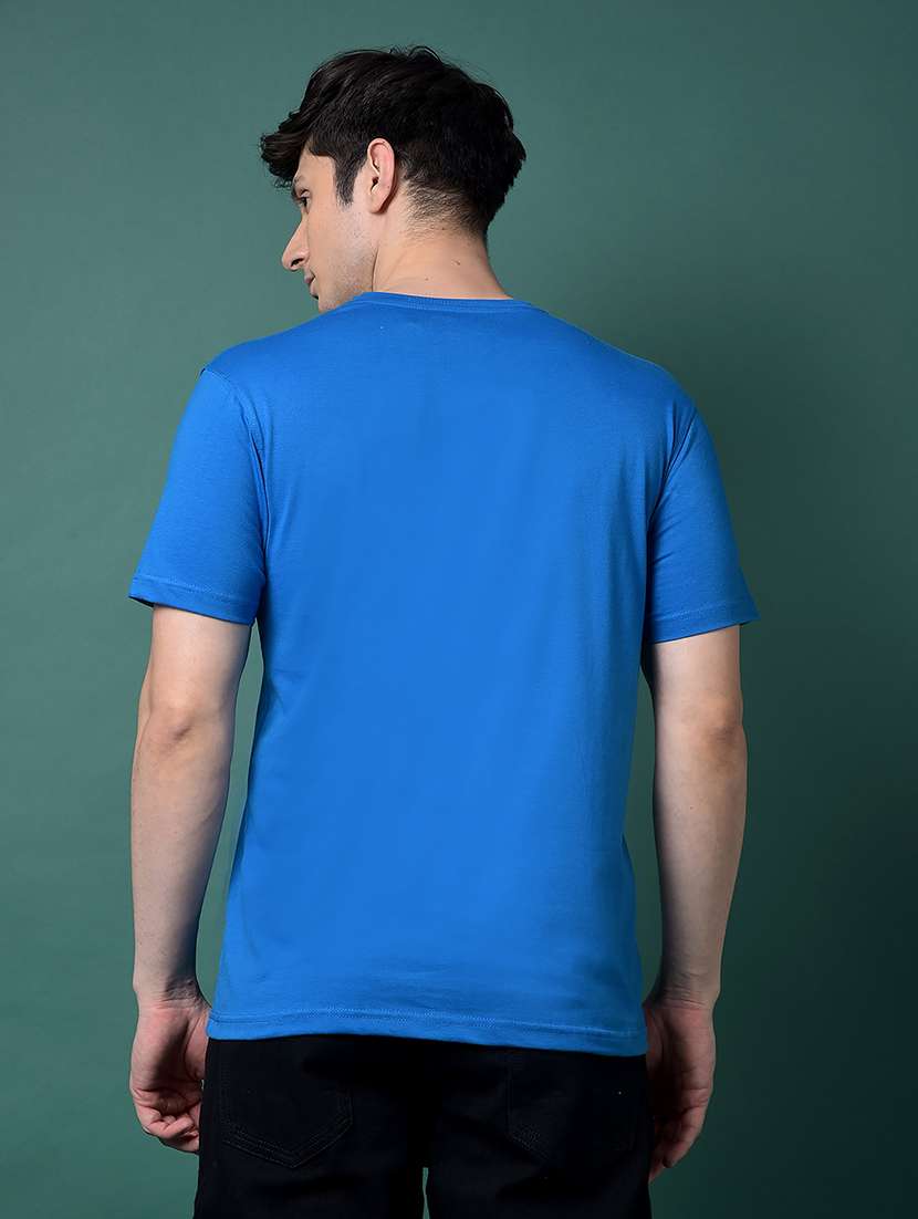 men chest print short sleeve regular fit t-shirt - 22026602 - Standard Image - 3