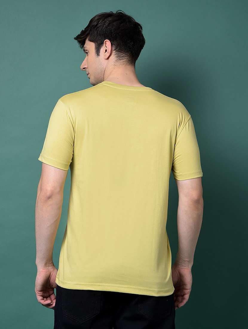 men chest print short sleeve regular fit t-shirt - 22026604 -  Standard Image - 3