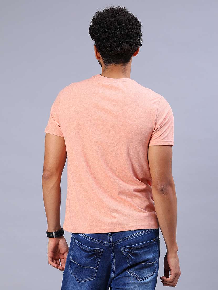 men solid short sleeve slim fit t-shirt - 22026983 -  Standard Image - 3