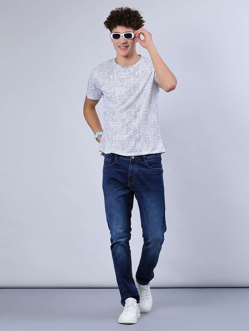men printed short sleeve regular fit t-shirt - 22026988 -  Standard Image - 3