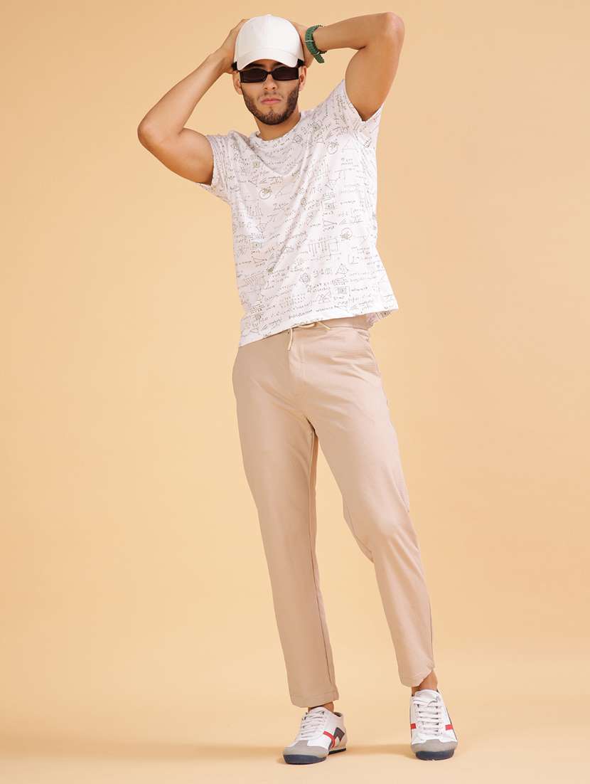 men printed short sleeve regular fit t-shirt - 22026989 -  Standard Image - 3