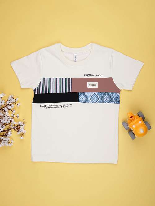 boys printed short sleeve relaxed fit t-shirt - 22027068 - Standard Image - 0