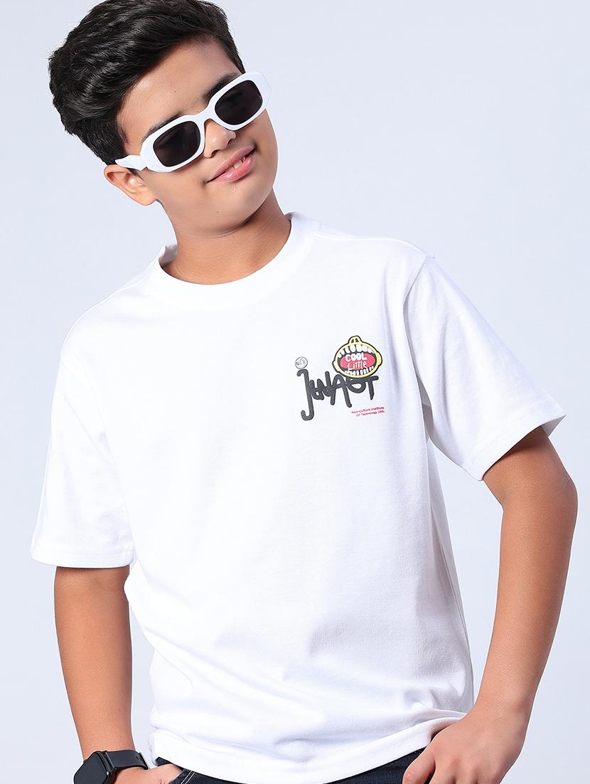 boys printed short sleeve regular fit t-shirt - 22027075 -  Zoom Image - 0