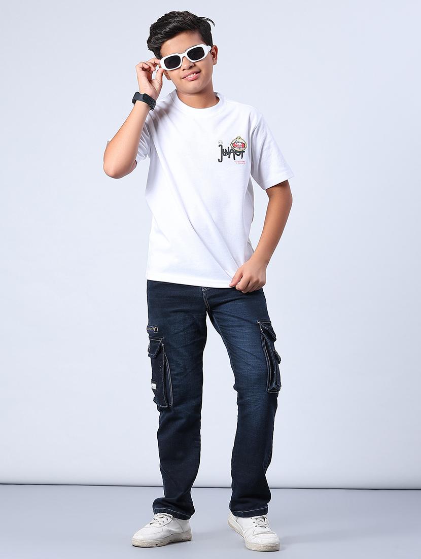 boys printed short sleeve regular fit t-shirt - 22027075 - Standard Image - 5
