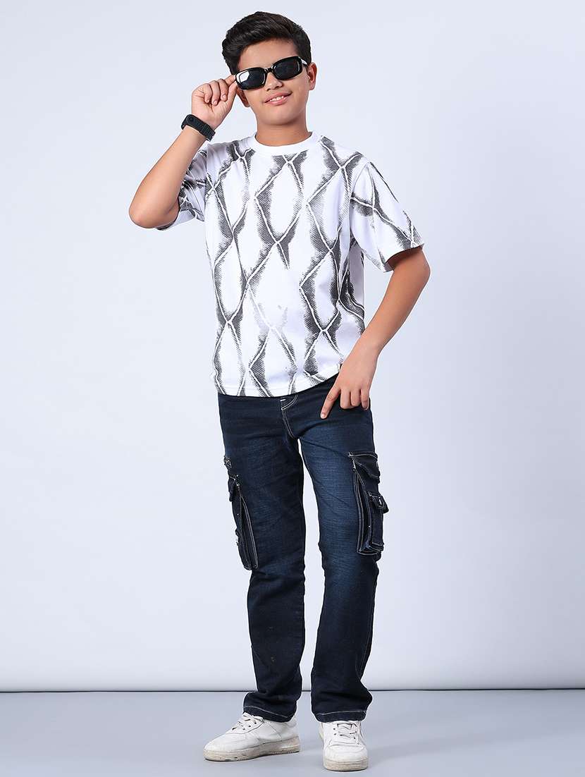 boys printed short sleeve regular fit t-shirt - 22027083 -  Standard Image - 5