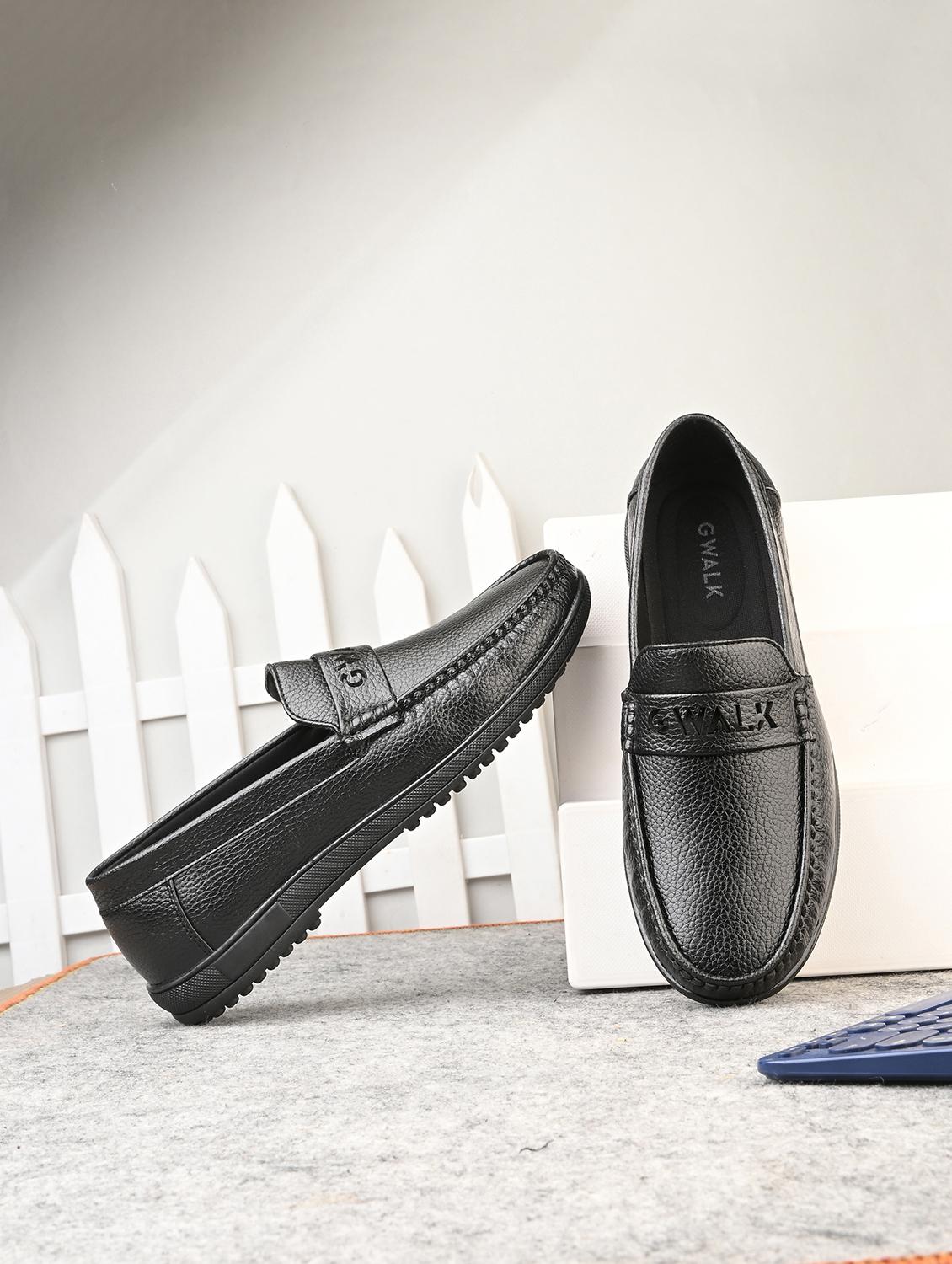 men black slip on loafer