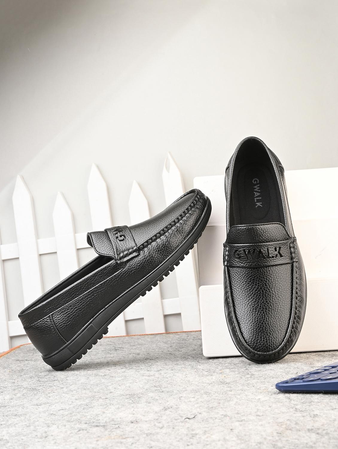 men black slip on loafer