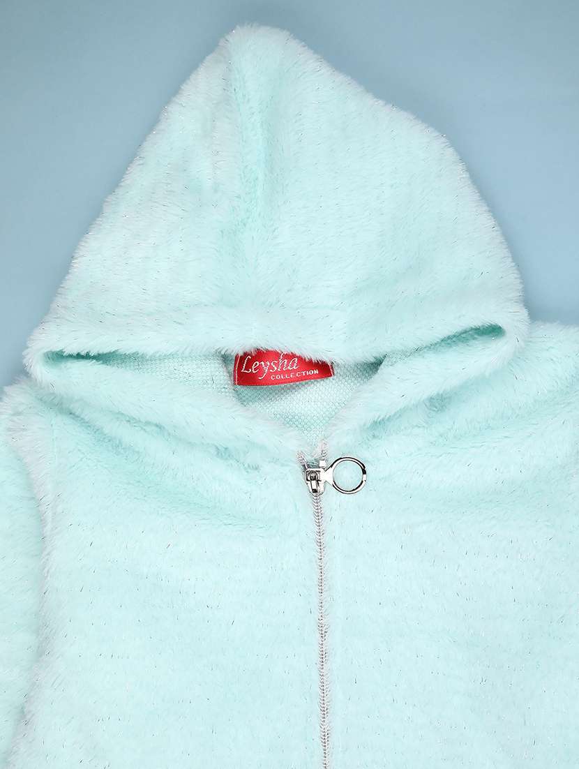 girls solid long sleeve sweatshirt - 22027913 -  Standard Image - 3