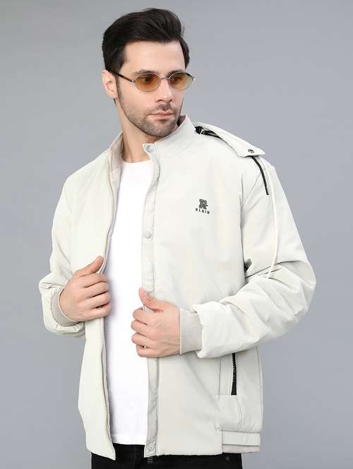 men solid long sleeve lightweight bomber jacket - 22027924 -  Standard Image - 0