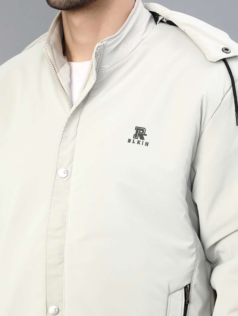 men solid long sleeve lightweight bomber jacket - 22027924 -  Standard Image - 5