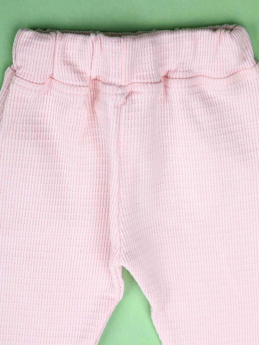 girls solid  round neck full length set - 22028033 -  Standard Image - 5