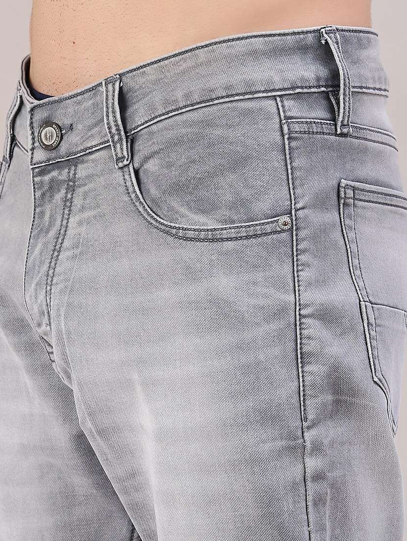 men washed mid rise full length jeans - 22028105 -  Standard Image - 5
