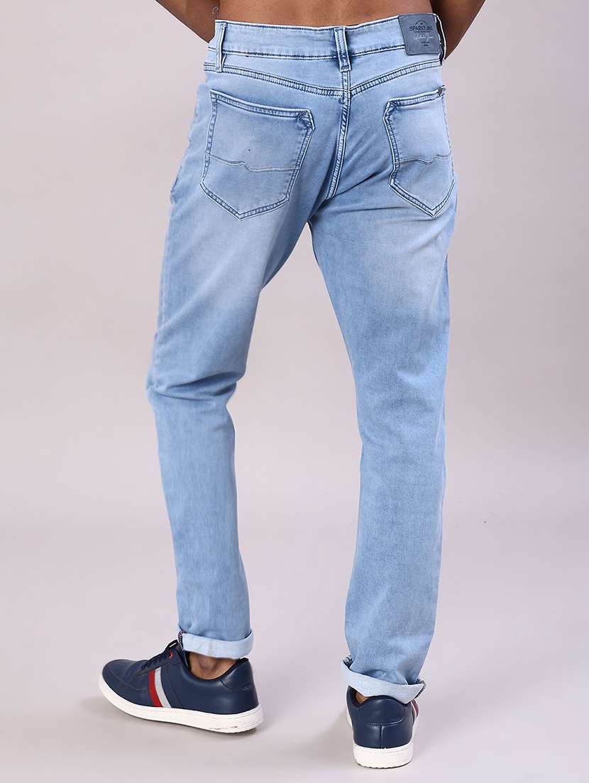men washed mid rise full length jeans - 22028108 -  Standard Image - 3