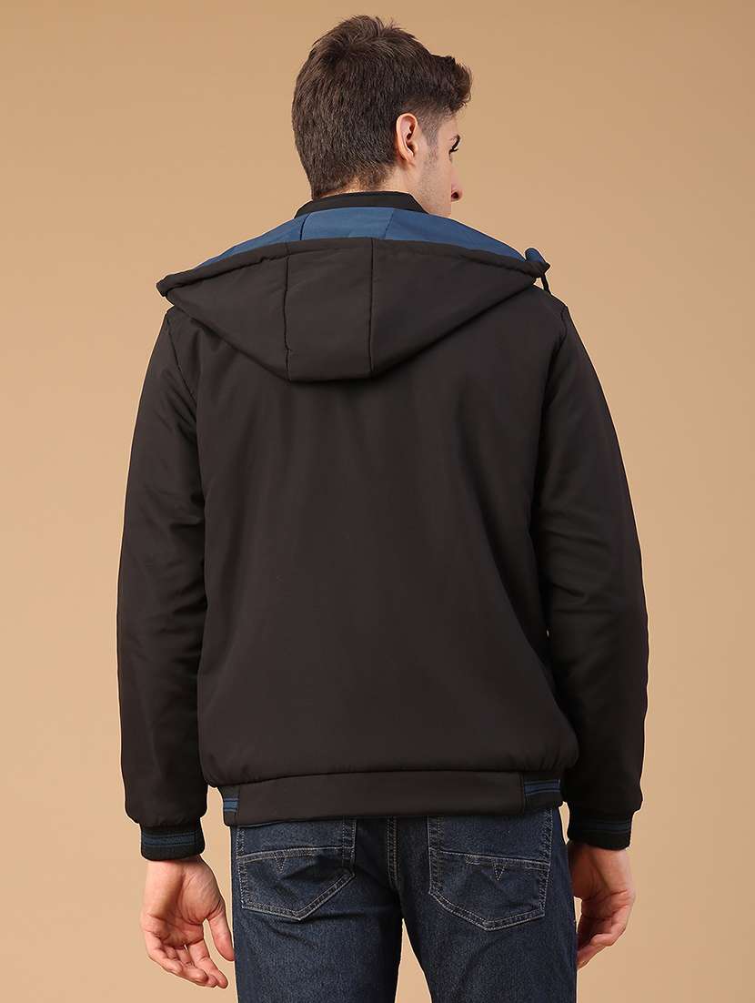 men solid long sleeve reversible bomber jacket - 22028232 -  Standard Image - 5