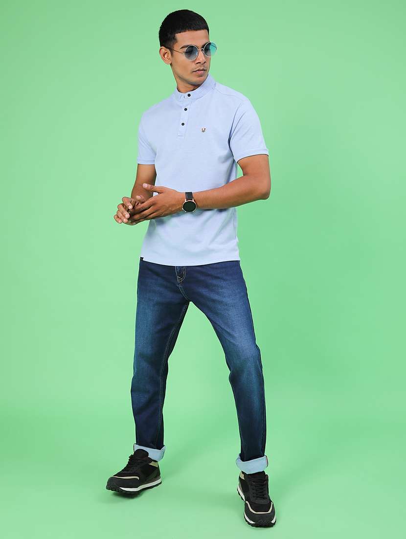 men solid short sleeve regular fit t-shirt - 22028283 -  Standard Image - 3