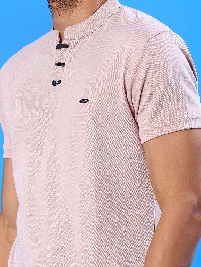 men solid short sleeve regular fit t-shirt - 22028294 -  Standard Image - 3
