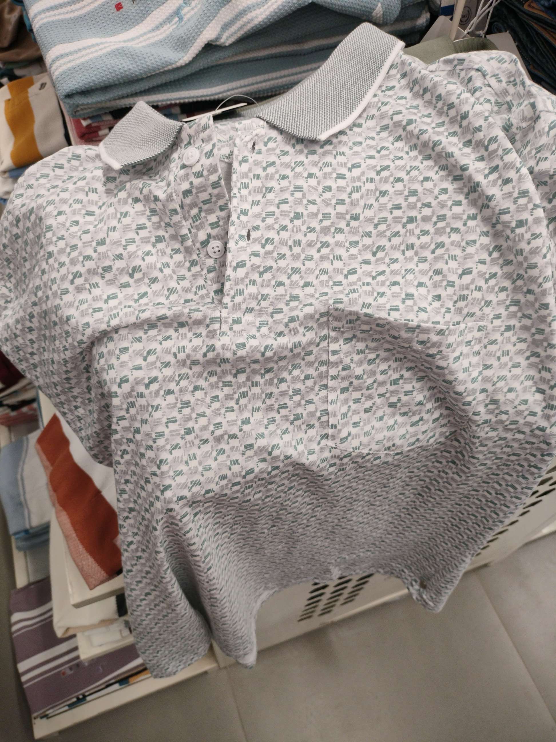 grey cotton single jersey tshirt - 22028320 -  Zoom Image - 0