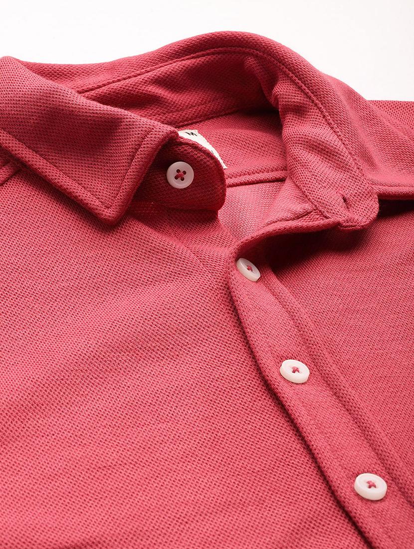 men solid long sleeve regular fit casual shirt - 22028520 - Standard Image - 3