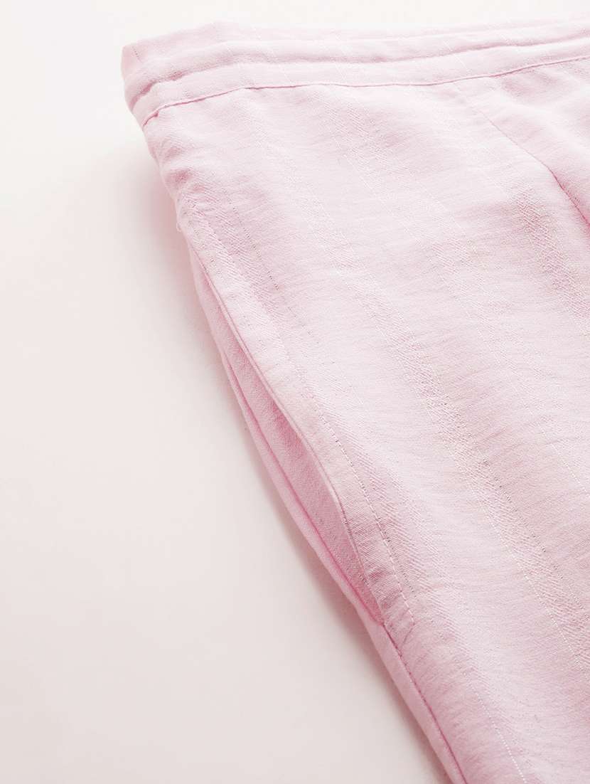 women solid mid rise loung wear pajama - 22028867 - Standard Image - 3