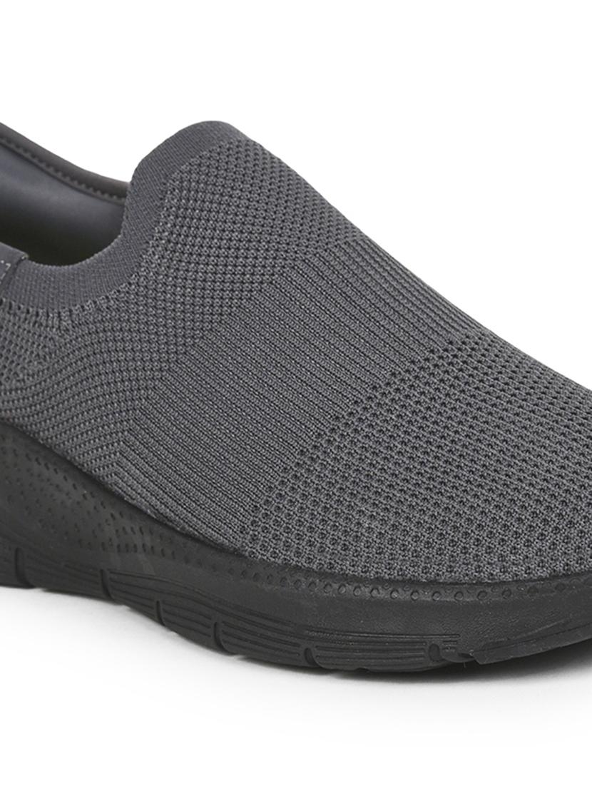 men grey slip on sport shoe - 22029112 - Standard Image - 5