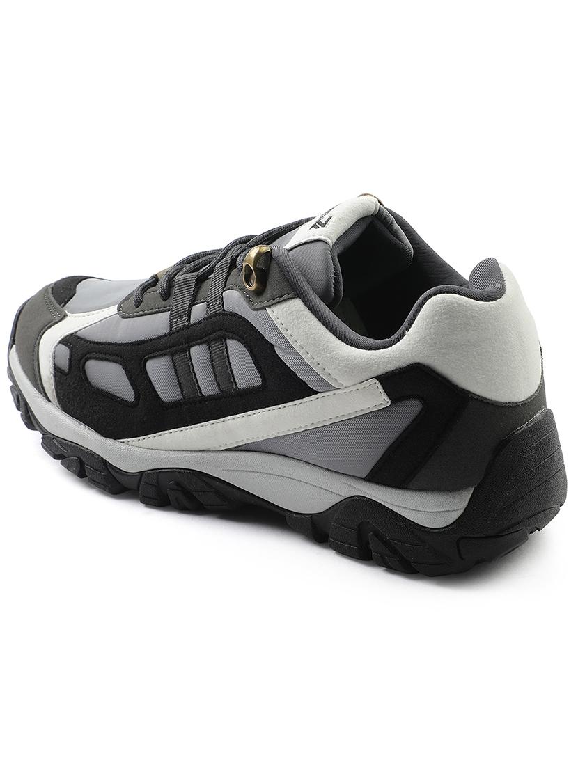 men grey lace up sport shoe - 22029131 - Standard Image - 3