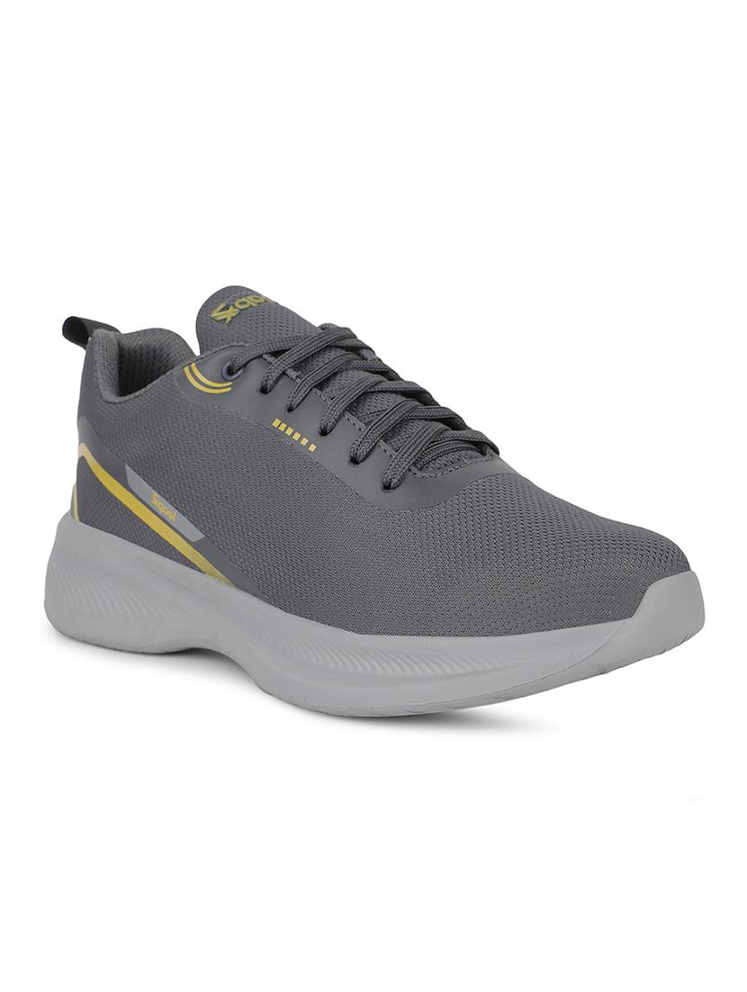 men grey lace up sport shoe - 22029138 - Standard Image - 3