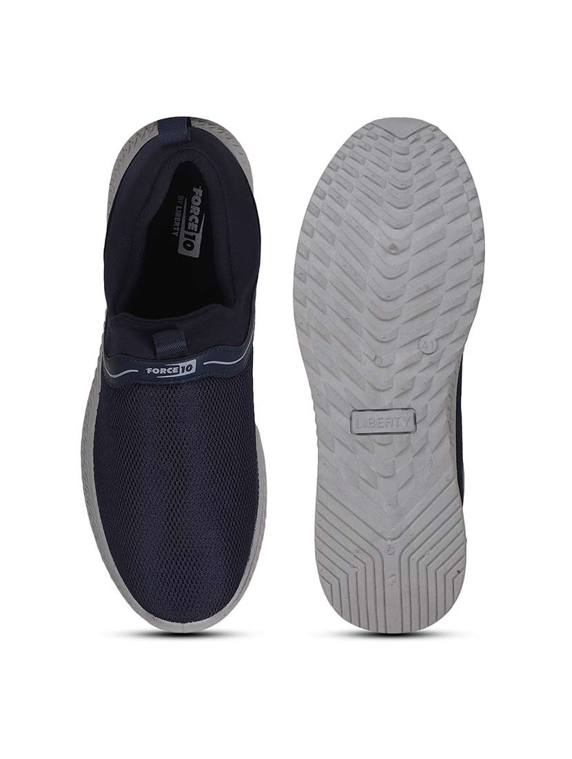men navy blue slip on sport shoe - 22029147 -  Standard Image - 3