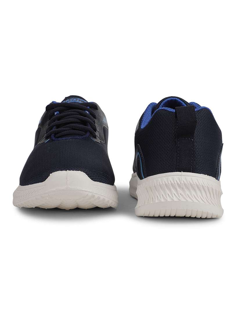 men navy blue lace up sport shoe - 22029149 -  Standard Image - 3