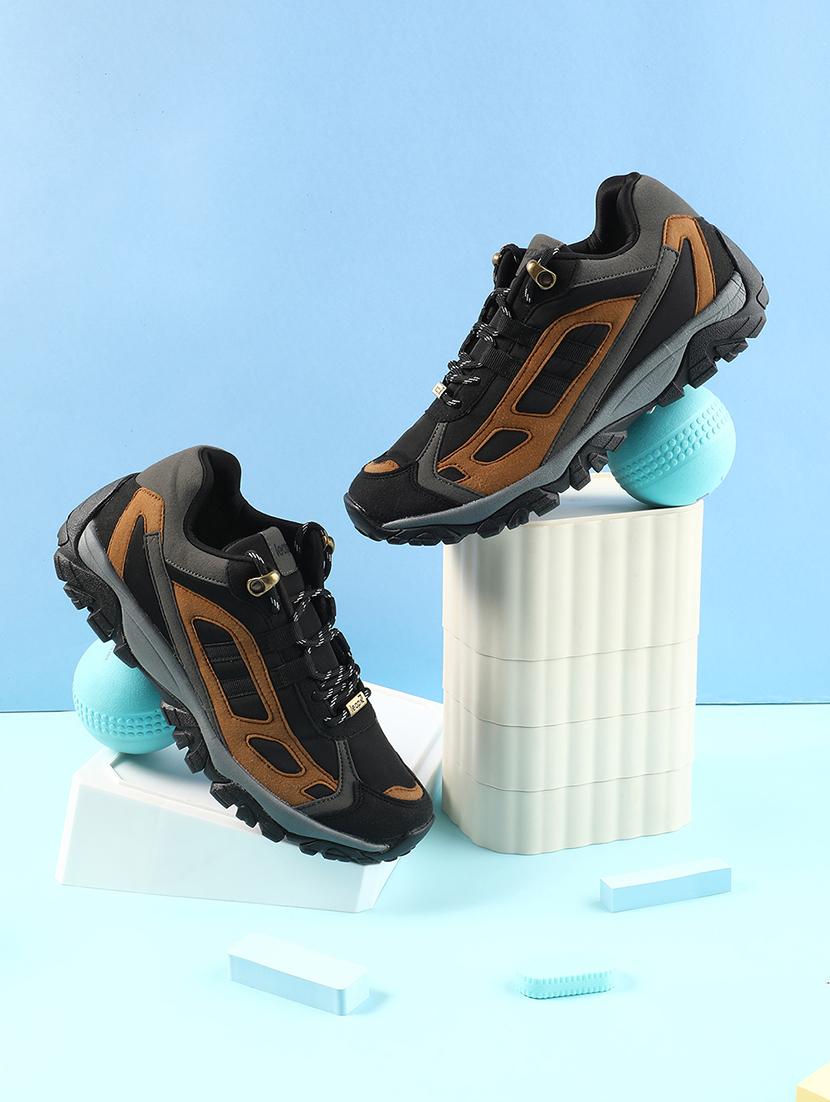 men black lace up sport shoe - 22029150 -  Zoom Image - 0