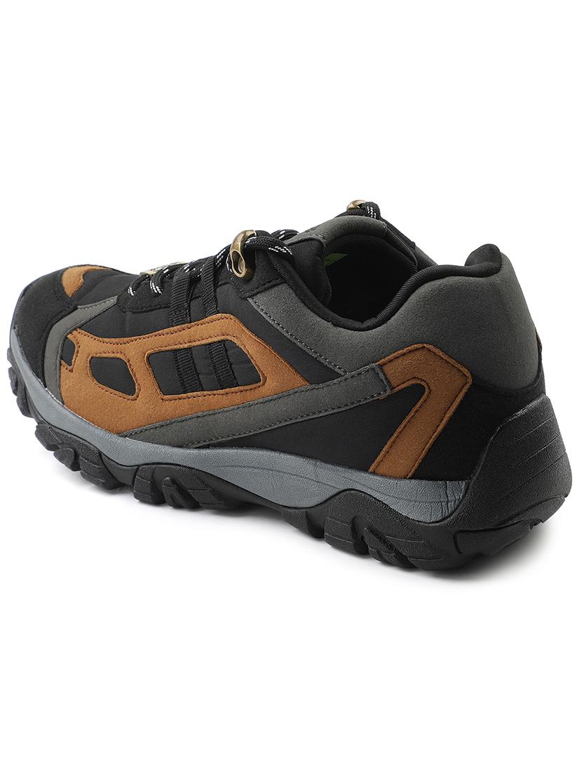 men black lace up sport shoe - 22029150 - Standard Image - 3